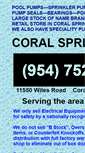 Mobile Screenshot of coralspringspumprepair.com